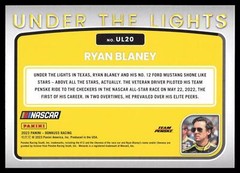 2023 Donruss Racing Under The Lights #UL20 Ryan Blaney