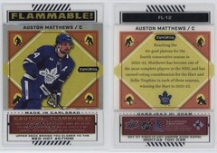 2023-24 Upper Deck Synergy Flammable! Auston Matthews #FL-12 1sr1