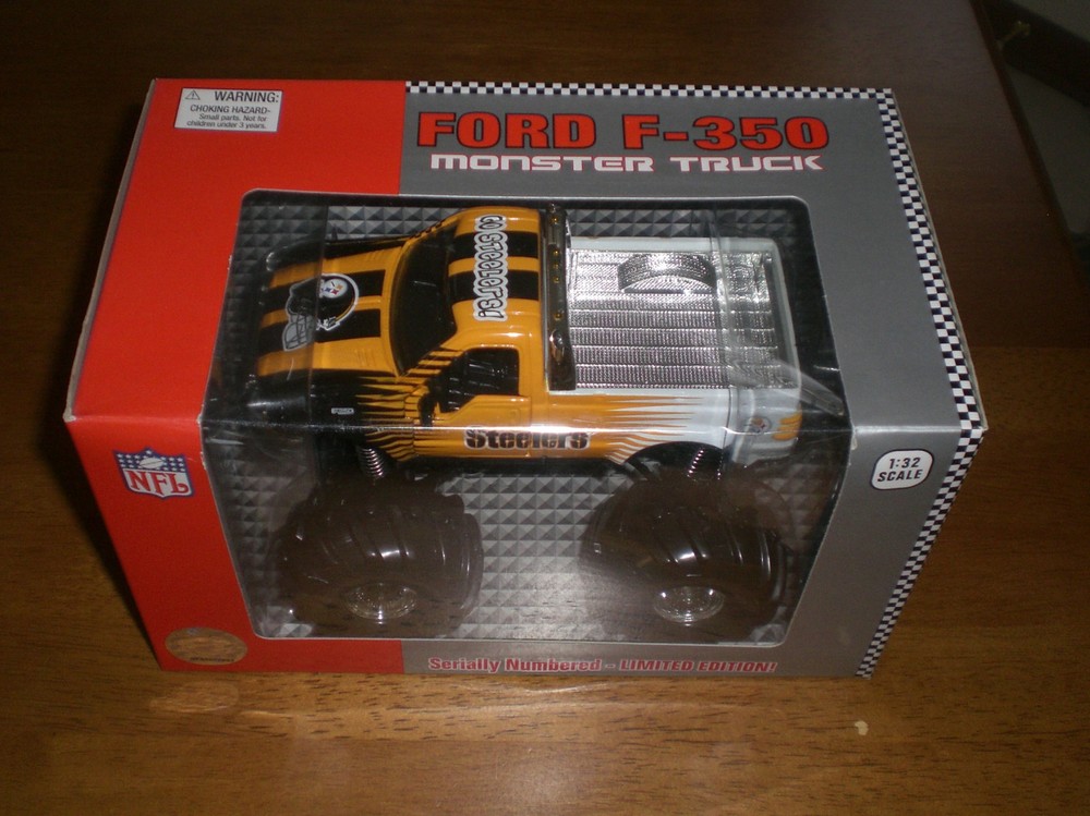 2003 STEELERS FORD F-350 MONSTER TRUCK 1:32 SCALE LTD