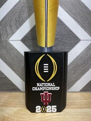 Indiana Hoosiers 2025 Season 9-in CFP National Championship Trophy 3-D Printed
