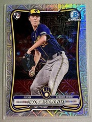 2026 Bowman Chrome Jacob Misiorowski #35 Mojo Refractor (RC) Rookie Brewers