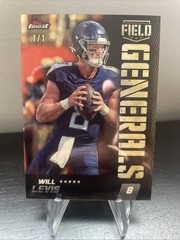 2024 Topps Finest Field Generals Will Levis SuperFractor 1/1 FG-26 Titans