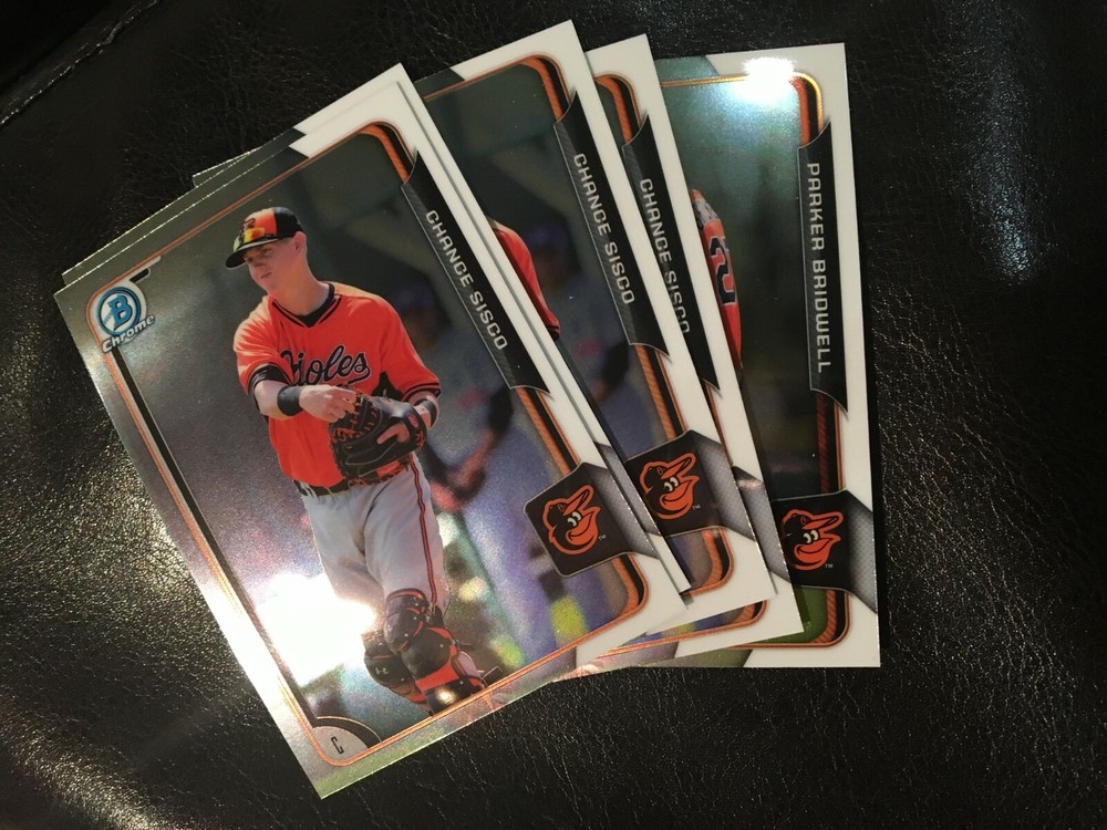 2015 Bowman Chrome BCP190 Chance Sisco 5 count all Lot Baltimore Orioles