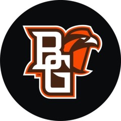 BOWLING GREEN STATE UNIVERSITY BGSU FALCONS large Logo Souvenir PUCK CCHA -LAST1