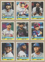 2025 Topps Heritage NEW YORK METS Base Team Set of (15) Alonso Lindor Soto +
