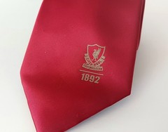 Liverpool Football Club 1892 Vintage Red Tie LFC Hand Made