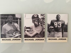 LOT OF 3 1988 Baseball Card Kingdom Michael Jordan Promo Cards – Set B