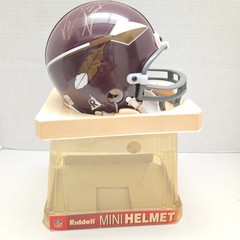 Riddell Washington Redskins Spear Mini Helmet Size 3 5/8 -Signed, Autograph READ