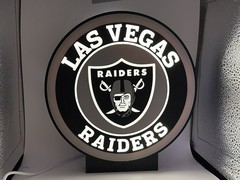 Las Vegas Raiders LED Lightbox – Raiders Display