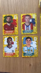 2026 Panini FIFA World Cup Sticker Gold Crumple Online Exclusive Sticker Singles