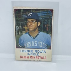 1975 HOSTESS Baseball Cookie Rojas #2 Nice Vintage *FAST SHIP*