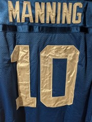 New York Giants Eli Manning 10 Captain Football Jersey Mens Size 54 XXL