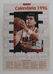 ARVYDAS SABONIS Vintage Poster Portland Trail Blazers 16.25 x 11.25″ Basketball