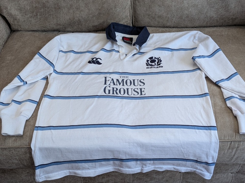 CANTERBURY SCOTLAND RUGBY JERSEY – SHIRT – 2002 – XL MENS – GOOD CONDITION