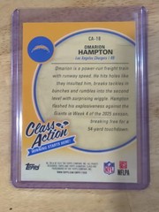 Omarion Hampton 🔥Class Action #/25🔥 Topps Signature Class 2025