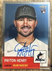 2022 Topps Chrome Platinum Payton Henry #CPA-PH Rookie Auto Marlins Brewers ⚡️