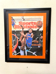 Framed Sports Illustrated cover print New York Knicks NBA Champions 2026