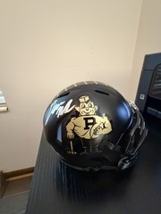 Devin Mockobee Purdue Boilermakers Signed Autographed Mini Helmet JSA N4