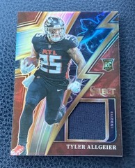 2022 Panini Select Football Tyler Allgeier RC Sparks Patch /99 Falcons