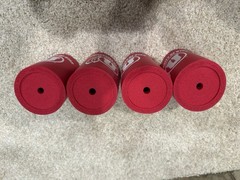 University of Utah – Set of 4 Foam koozies/can coolers – Red
