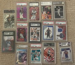 Rookie Cards Graded Card AUTO 20+ cards RC Autos Inserts Sports Card Lot