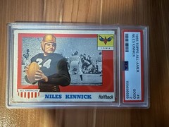 1955 Topps All American – Niles Kinnick #6 (RC) PSA 2 Good Iowa Hawkeyes Heisman