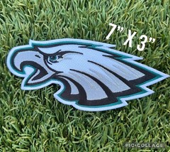 PHILADELPHIA EAGLES BIGGEST 7” Patch Iron On Embroidered High Quality USA Seller