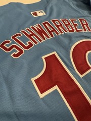 Kyle SCHWARBER Philadelphia Phillies #12 Powder Blue Jersey Adult All Sizes NWT