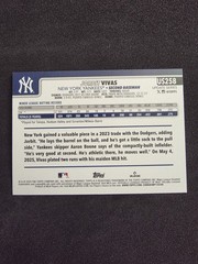 Topps 2025 Update Series Yankees Jorbit Vivas Rookie Card RC #US258