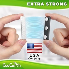 EcoEarth – Name Tag Magnets – 1.75 x 0.5in, 500 PK – Premium Name Tag Holders wi