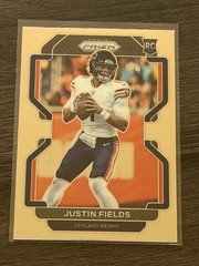 2021 Panini Prizm Football Base Set Rookie Justin Fields RC #334 Chicago Bears