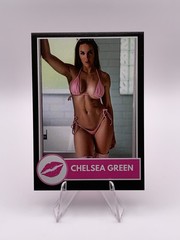 Chelsea Green CUSTOM WWE Card ACEO Kiss Design