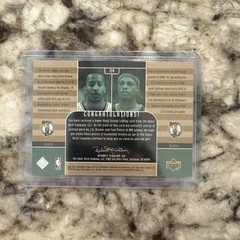2002-03 Upper Deck Inspirations Dual Game Jerseys Paul Pierce J.R. Bremer /1500
