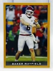 2018 Leaf The National 38/50 Gold Baker Mayfield Rookie