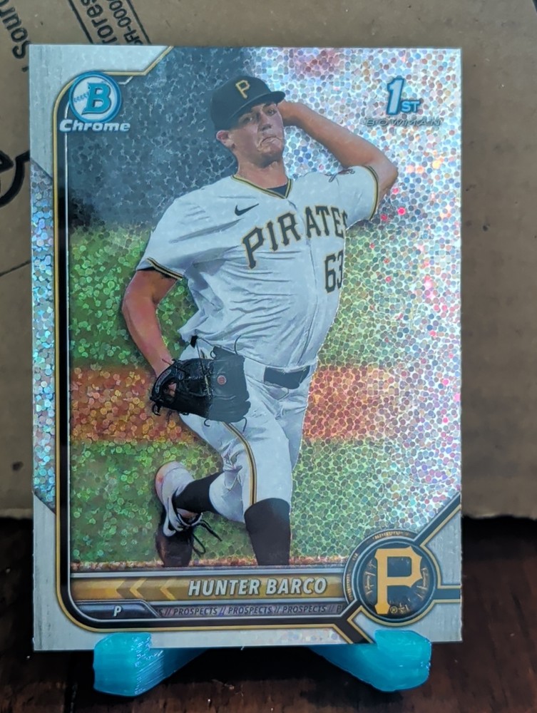 2022 Bowman Chrome Draft 1st Sparkle Refractor BDC-103 Hunter Barco