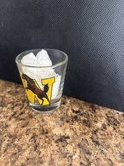 Wyoming Cowboys Shot Glass Souvenir NCAA College Football Vintage