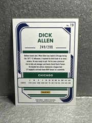 2026 Donruss Baseball Gold Sunburst /299 #19 Dick Allen