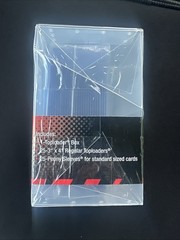 Ultra Pro Toploader Combo Clear Regular Toploader 25ct Top Loaders + 25 Sleeves