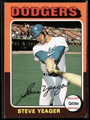 Steve Yeager 1975 Topps #376 Los Angeles Dodgers