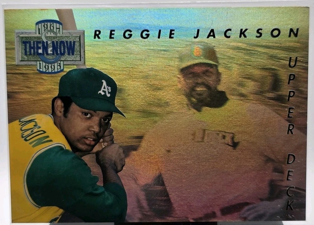 1993 Upper Deck – Then & Now Reggie Jackson #TN16