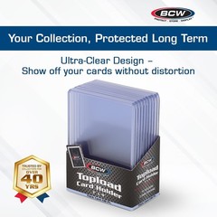 500 Thick Card Topload Holders 138 Pt 3×4 Rigid Clear Jersey Memorabilia Storage