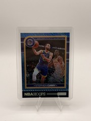 2024-25 Panini NBA HOOPS Stephen Curry Blue Glitter SP /299 Warriors