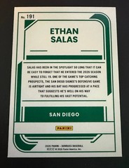 2026 Donruss Ethan Salas Rookie Statue Of Liberty # 191 FOIL San Diego Padres