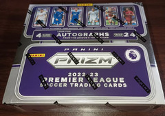 2022-23 Panini Prizm EPL Premier League Soccer Factory Sealed Retail Box 24 Pack