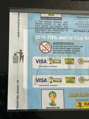 Panini Brazil 2014 World Cup Sealed Sticker Packet Pack ECUADOR – VISA Edition