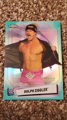 2021 Topps Chrome WWE Aqua Refractor /150 Dolph Ziggler #55