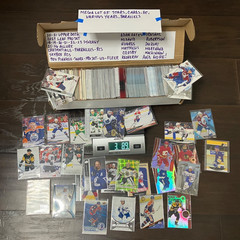 800 Hockey Card Lots in 4 lb boxes, Various Years 2002-2026 & Card Products