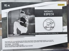 Michael Kopech 2018 Panini National CONVENTION Rookie Patch Auto SSP #’D 10/10