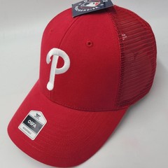 Philadelphia Phillies Hat Snapback Trucker Mesh Fan Favorite Red MLB Baseball