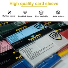 150pcs Premium Card Sleeves 2.6″x3.6″ Compatible with Standard Size Trading Card